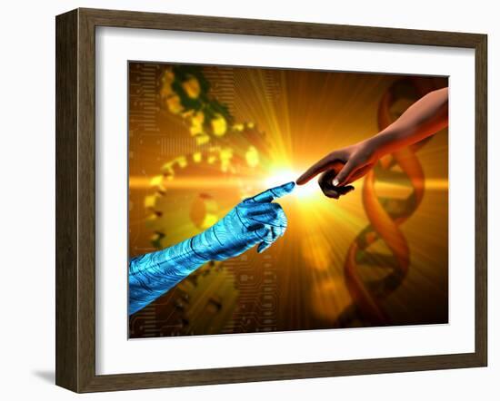 Artificial Intelligence-Victor Habbick-Framed Photographic Print