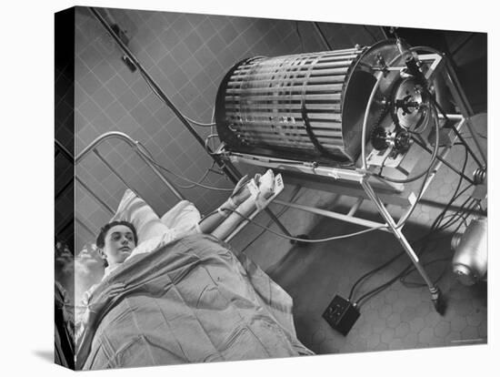 Artificial Kidney Dialysis Machine Purifying Blood Flow into patient-Fritz Goro-Stretched Canvas