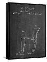 Artificial Leg Patent 1846-null-Framed Stretched Canvas