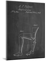 Artificial Leg Patent 1846-null-Mounted Art Print