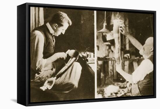 Artificial Limbs Manufactured in a German Factory-German photographer-Framed Stretched Canvas