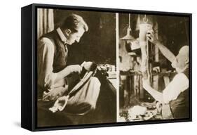 Artificial Limbs Manufactured in a German Factory-German photographer-Framed Stretched Canvas