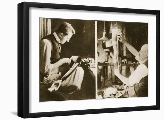 Artificial Limbs Manufactured in a German Factory-German photographer-Framed Photographic Print
