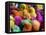 Artificially Colored Chicks Crowd Together-null-Framed Stretched Canvas