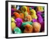 Artificially Colored Chicks Crowd Together-null-Framed Photographic Print