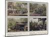 Artillerie De 75, Obusier En Foret, Une Piece De 75 Abritee, Grosse Piece De Marine-Jules Gervais-Courtellemont-Mounted Photographic Print