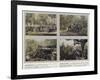 Artillerie De 75, Obusier En Foret, Une Piece De 75 Abritee, Grosse Piece De Marine-Jules Gervais-Courtellemont-Framed Photographic Print