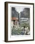 Artillery Against the Hailstorm, 1901-null-Framed Giclee Print