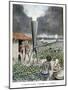 Artillery Against the Hailstorm, 1901-null-Mounted Giclee Print