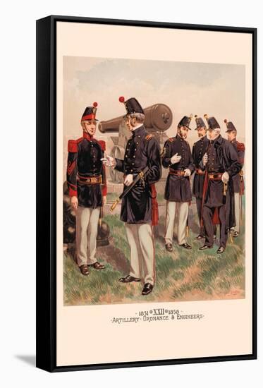 Artillery and Ordinance Engineers-H.a. Ogden-Framed Stretched Canvas