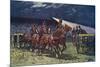 Artillery at Tattoo-WB Wollen-Mounted Art Print