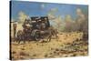 Artillery at Tobruk-null-Stretched Canvas
