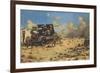 Artillery at Tobruk-null-Framed Art Print