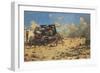 Artillery at Tobruk-null-Framed Art Print