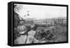 Artillery Barrage before an Advance, Aisne, France, 2 September 1918-null-Framed Stretched Canvas