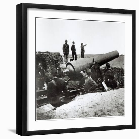 Artillery Battery of the Federal Army During the American Civil War, 1862-Mathew Brady-Framed Giclee Print