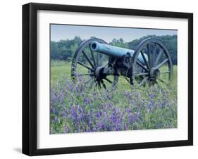 Artillery Cannon, Petersburg National Battlefield Park, Virginia, USA-Charles Gurche-Framed Premium Photographic Print