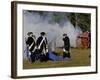 Artillery Demonstration, Revolutionary War Reenactment at Yorktown Battlefield, Virginia-null-Framed Photographic Print