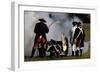 Artillery Demonstration, Revolutionary War Reenactment at Yorktown Battlefield, Virginia-null-Framed Giclee Print