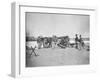 Artillery Drill in Fort During the American Civil War-Stocktrek Images-Framed Photographic Print