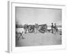 Artillery Drill in Fort During the American Civil War-Stocktrek Images-Framed Photographic Print