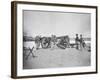 Artillery Drill in Fort During the American Civil War-Stocktrek Images-Framed Photographic Print