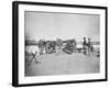 Artillery Drill in Fort During the American Civil War-Stocktrek Images-Framed Photographic Print