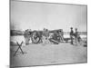 Artillery Drill in Fort During the American Civil War-Stocktrek Images-Mounted Photographic Print