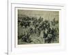 Artillery Fight in the Battle Near Gravelotte on the 18th of August-null-Framed Giclee Print