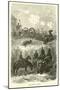 Artillery in Action, October 1870-null-Mounted Giclee Print