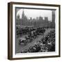 Artillery in the Great March of the Empire's Forces, Westminster Bridge, London, 1919-null-Framed Photographic Print