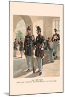 Artillery, Infantry, Mounted Rifles, Light Artillery-H.a. Ogden-Mounted Art Print