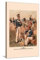 Artillery, Infantry, Rifle, Dragoon and Cadet 1813-1816-H.a. Ogden-Stretched Canvas