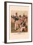 Artillery, Infantry, Rifle, Dragoon and Cadet 1813-1816-H.a. Ogden-Framed Art Print