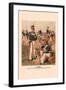 Artillery, Infantry, Rifle, Dragoon and Cadet 1813-1816-H.a. Ogden-Framed Art Print