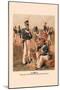 Artillery, Infantry, Rifle, Dragoon and Cadet 1813-1816-H.a. Ogden-Mounted Art Print