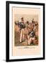 Artillery, Infantry, Rifle, Dragoon and Cadet 1813-1816-H.a. Ogden-Framed Art Print