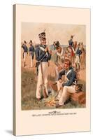 Artillery, Infantry, Rifle, Dragoon and Cadet 1813-1816-H.a. Ogden-Stretched Canvas