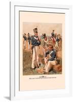 Artillery, Infantry, Rifle, Dragoon and Cadet 1813-1816-H.a. Ogden-Framed Art Print