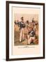 Artillery, Infantry, Rifle, Dragoon and Cadet 1813-1816-H.a. Ogden-Framed Art Print