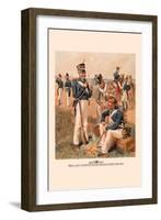 Artillery, Infantry, Rifle, Dragoon and Cadet 1813-1816-H.a. Ogden-Framed Art Print