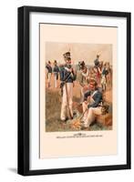 Artillery, Infantry, Rifle, Dragoon and Cadet 1813-1816-H.a. Ogden-Framed Art Print