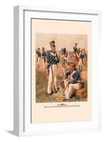 Artillery, Infantry, Rifle, Dragoon and Cadet 1813-1816-H.a. Ogden-Framed Art Print