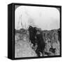 Artillery Observation Officer in Forward Post, France, World War I, 1914-1918-null-Framed Stretched Canvas