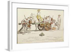 Artillery of the Royal Regiment of Tuscany-null-Framed Giclee Print