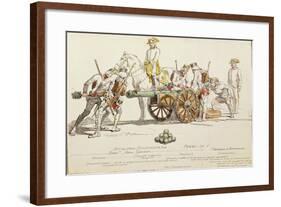 Artillery of the Royal Regiment of Tuscany-null-Framed Giclee Print