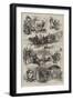 Artillery Volunteers at Shoeburyness, Scenes in Camp-null-Framed Giclee Print