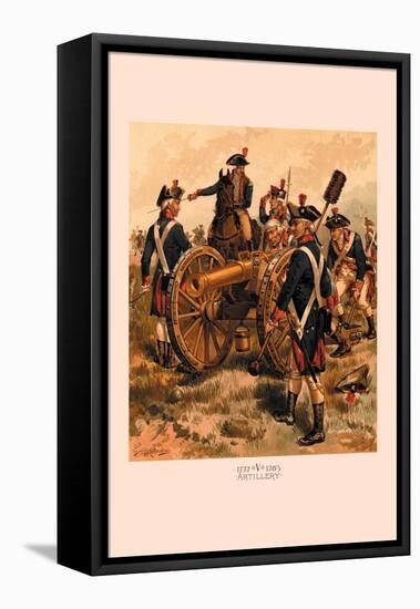 Artillery-H.a. Ogden-Framed Stretched Canvas