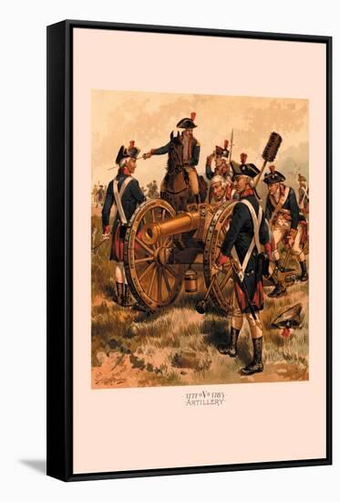 Artillery-H.a. Ogden-Framed Stretched Canvas