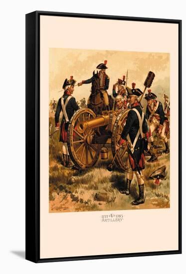 Artillery-H.a. Ogden-Framed Stretched Canvas